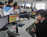 參觀(guān)駐馬店市局指揮中心大廳