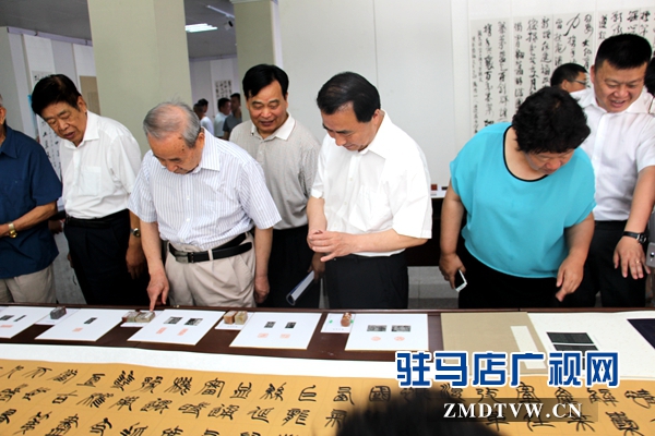 迎七一&ldquo;藍天杯&rdquo;駐馬店書法名家邀請展開幕