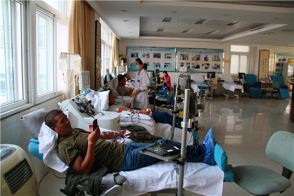 駐馬店市中心血站舉辦第三屆技術比武活動