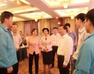 駐馬店廣視融媒新聞客戶端上線啟動儀式結束后，駐馬店市委常委,宣傳部長戚存杰，駐馬店市政府副市長馮玉梅等領導同志親切接見廣視融媒新聞客戶端部分工作人員，對新聞客戶端工作人員的工作給予充分肯定，并對今后的工作寄于厚望！