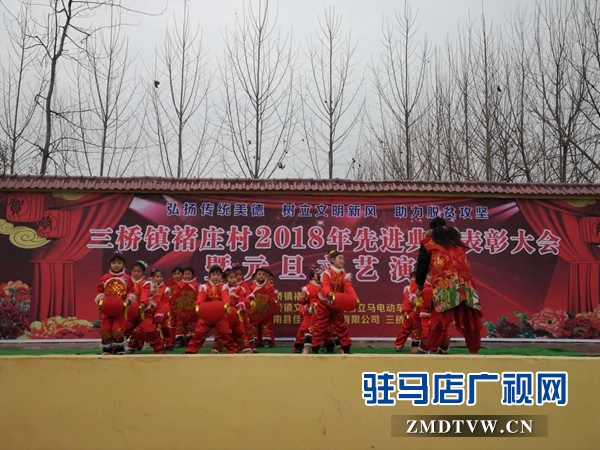 汝南縣三橋鎮褚莊村舉辦先進典型表彰大會