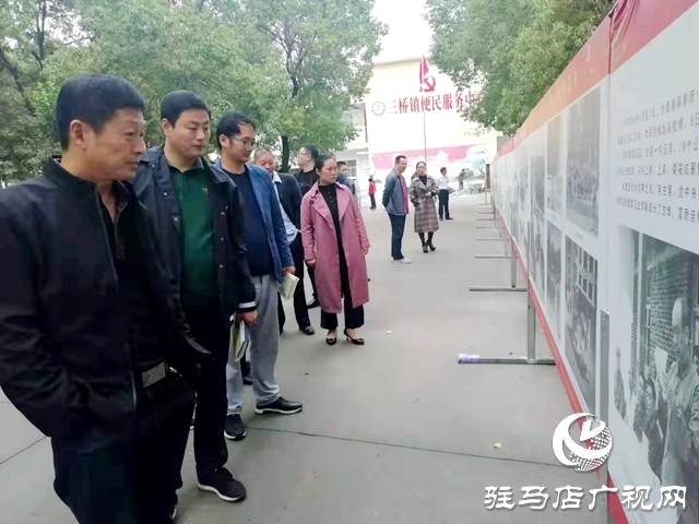 汝南縣三橋鎮組織黨員干部觀看縣主題教育黨史圖片展