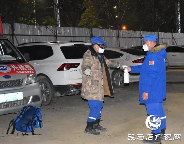 泌陽藍天救援隊6名馳援武漢人員安全返泌并隔離觀察