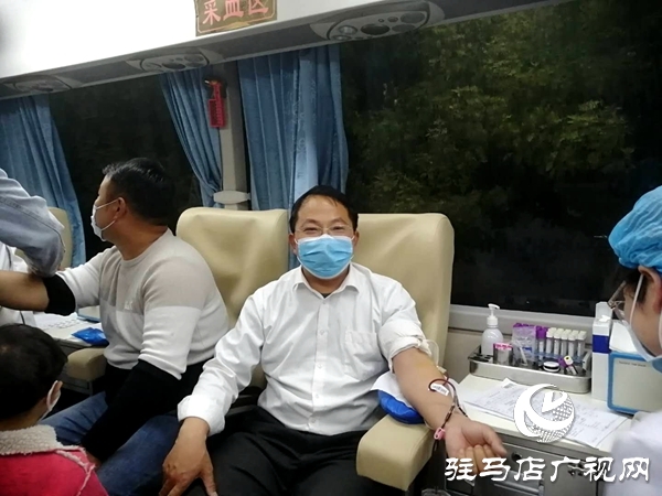 汝南縣梁祝鎮愛心獻血共戰疫情