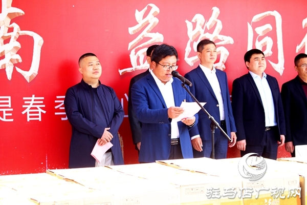 汝南縣古塔街道收到愛心企業35萬余元的物品捐贈