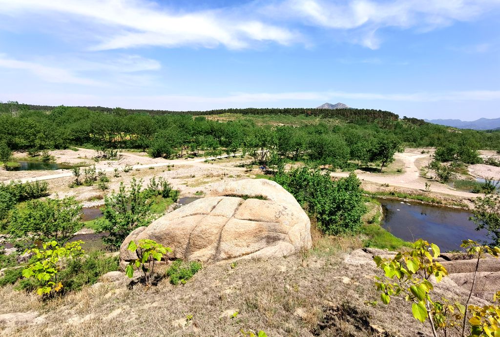 泌陽縣下碑寺，驚現(xiàn)天然“開”字石……