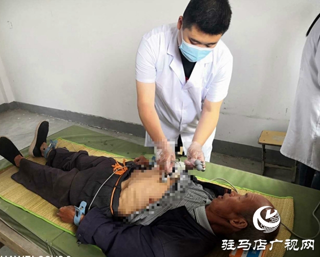 汝南縣宿鴨湖街道為轄區貧困戶、老年人免費體檢