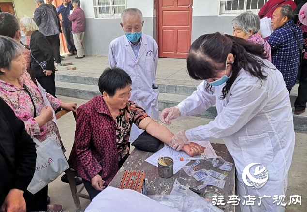 汝南縣宿鴨湖街道為轄區貧困戶、老年人免費體檢