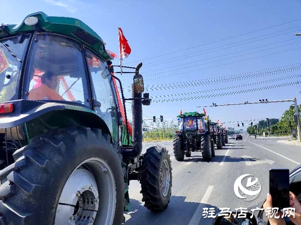 節奏鏗鏘，馬力強勁！泌陽街頭驚現拖拉機婚禮車隊 