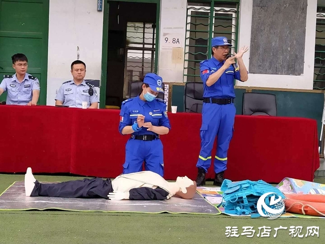 泌陽縣藍天救援隊開展&ldquo;珍愛生命，防范溺水&rdquo;進校園活動