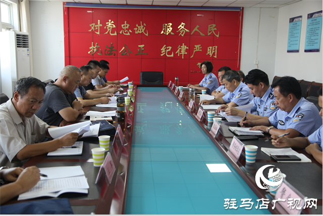 縣人大到平輿縣公安局調研文明城市創建工作