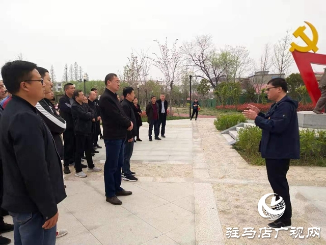 汝南縣三橋鎮機關黨員到縣紅色教育基地接受黨史教育
