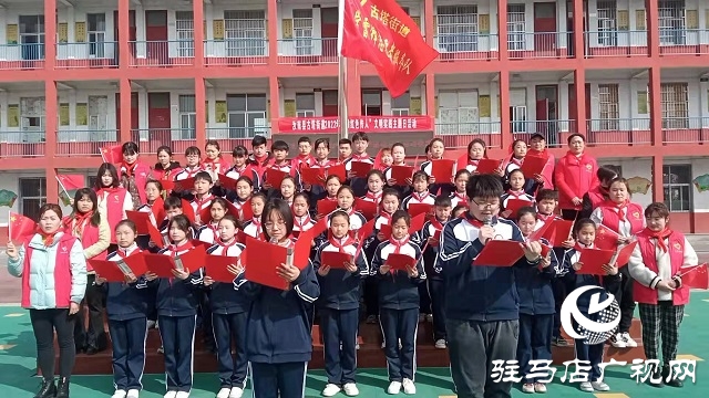 駐馬店市汝南縣古塔街道開展“做紅色傳人”文明實踐主題日活動