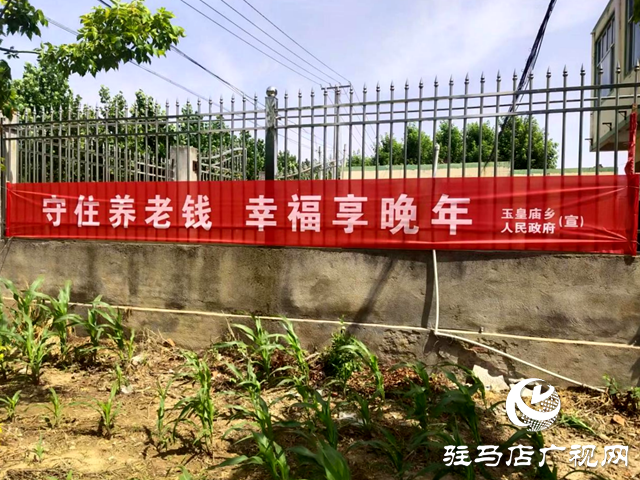 平輿縣玉皇廟鄉開展打擊整治養老詐騙宣傳活動