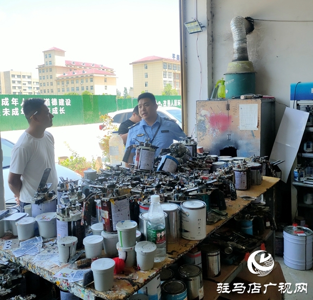 駐馬店市生態環境局平輿分局開展生態環境風險隱患排查