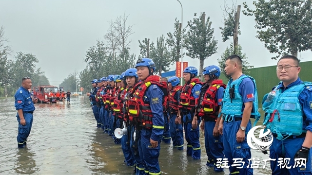 致敬勇士 泌陽抗災救援隊平安歸來！