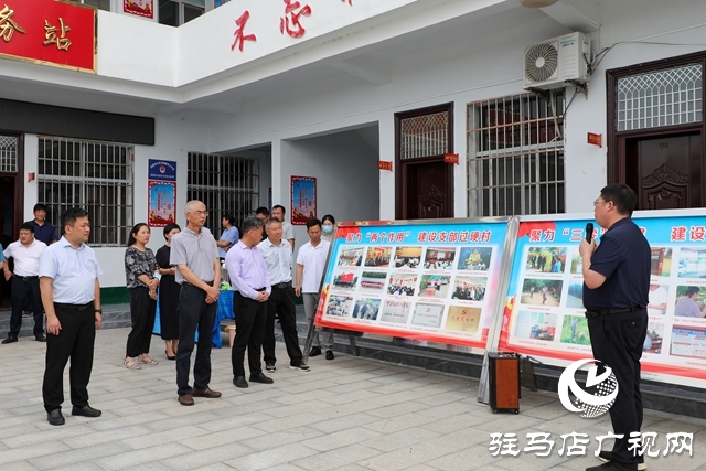 岳卷中調研泌陽國土綠化工作