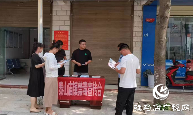 泌陽縣泰山廟鎮(zhèn)扎實開展禁毒宣傳活動