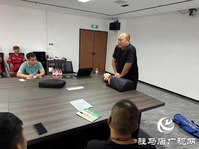 泌陽縣蛟龍救援隊開展應(yīng)急救援知識進(jìn)企業(yè)活動