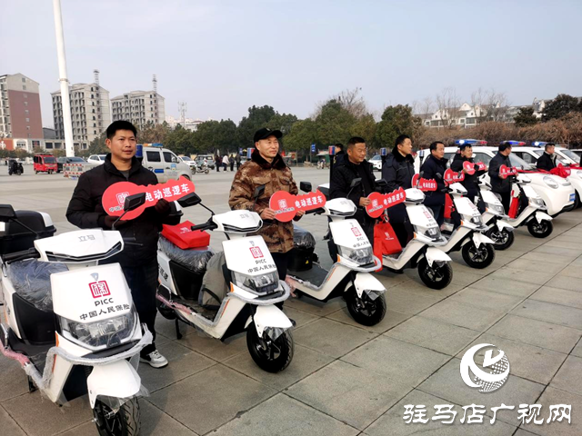 愛心企業捐贈治安巡邏車 助力汝南平安建設