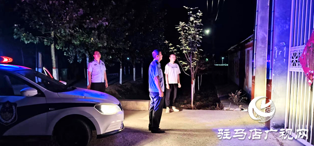 汝南縣王崗鎮：治安巡邏暖人心 筑牢平安法治星