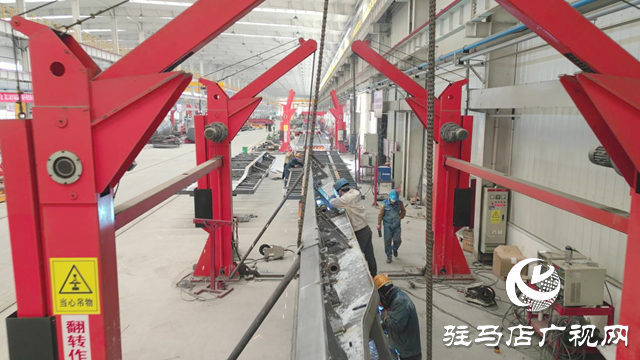 駐馬店中天金駿車輛：智能化生產線火力全開 訂單爆滿沖刺半年紅