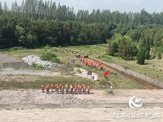 泌陽縣宋家場水庫舉行2025年度防汛搶險演練