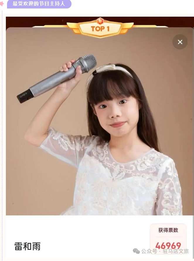 【名單公布】2025年駐馬店市慶“六·一”少兒文藝匯演網(wǎng)絡(luò)最受歡迎節(jié)目與主持人評(píng)選結(jié)果出爐