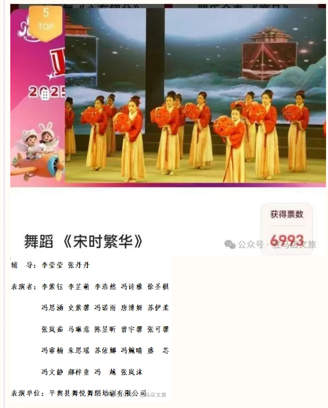 【名單公布】2025年駐馬店市慶“六·一”少兒文藝匯演網(wǎng)絡(luò)最受歡迎節(jié)目與主持人評(píng)選結(jié)果出爐