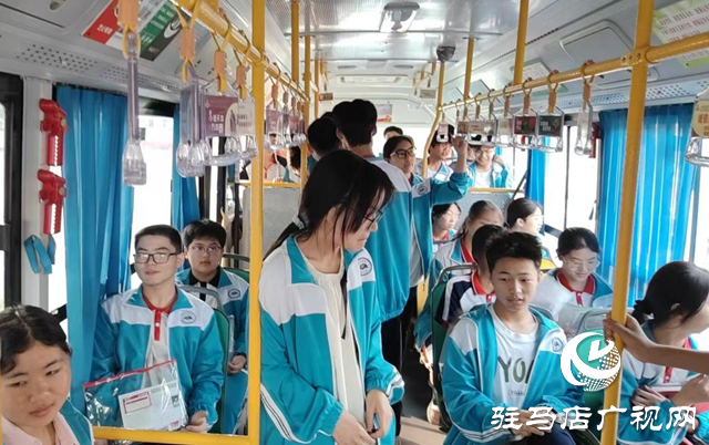 新蔡縣96臺次公交車輛護航學子逐夢中考