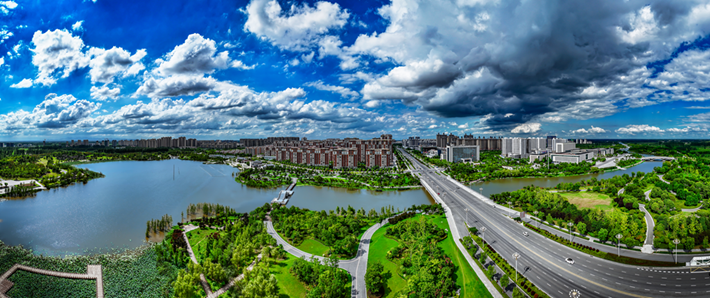 縣區動態 | 一泓碧水繞城過 滿目青綠夏意濃