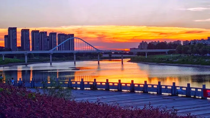 縣區(qū)動(dòng)態(tài) | 夏日落霞 絢麗多彩