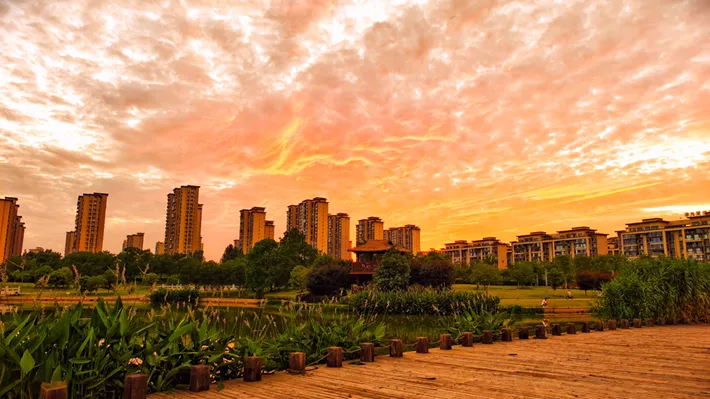 縣區(qū)動(dòng)態(tài) | 夏日落霞 絢麗多彩