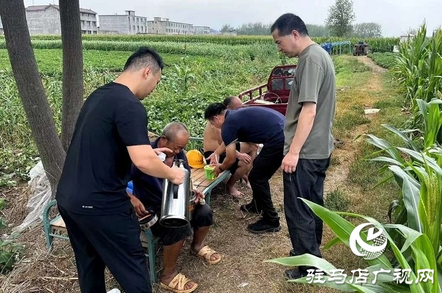 新蔡縣楊莊戶鄉(xiāng)：暖心午餐送一線 干群同心保秋收
