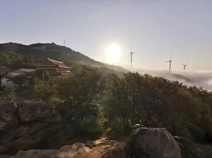 縣區動態 | 泌陽羅漢山云海日出美成壁紙