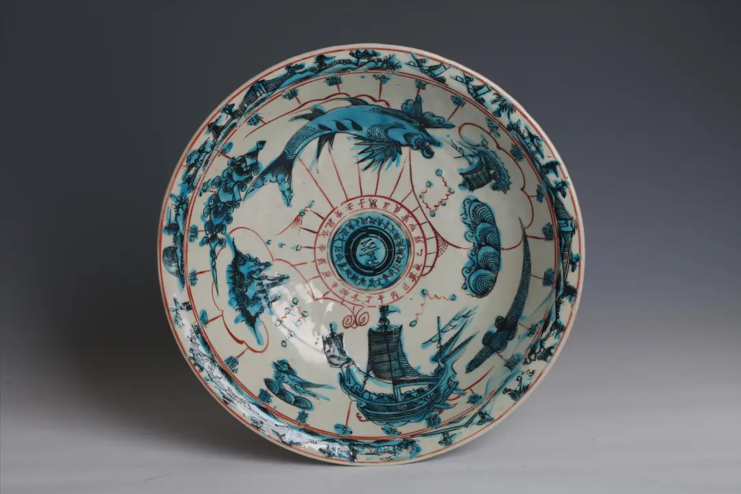 文博日歷丨畫在大盤子上的“航海日志”