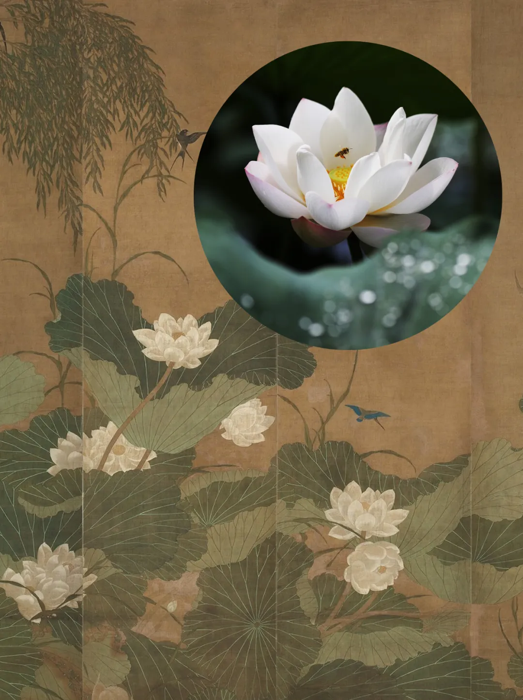 這幅畫隨便一截都能當壁紙