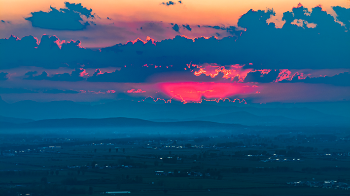 落日投遞的橘色溫柔，請簽收