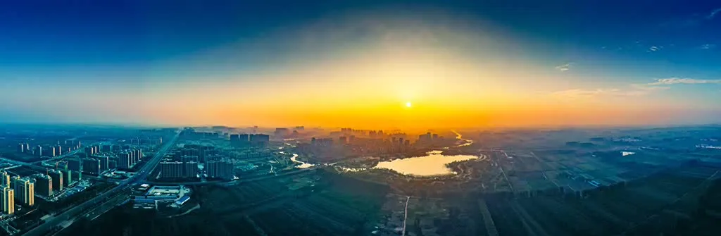 縣區(qū)動態(tài) | 朝霞映日晨光美