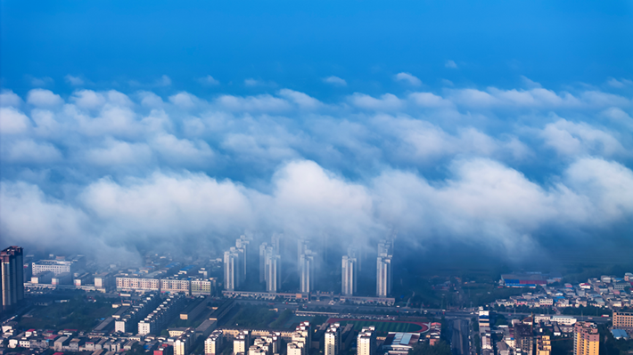 縣區(qū)動態(tài)｜平流霧奇觀宛若仙境