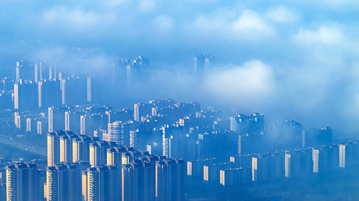 縣區(qū)動態(tài)｜平流霧奇觀宛若仙境