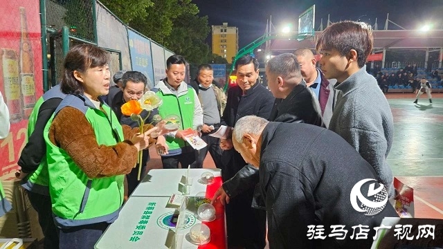  新蔡縣籃球賽場掀起全民禁毒宣傳熱潮