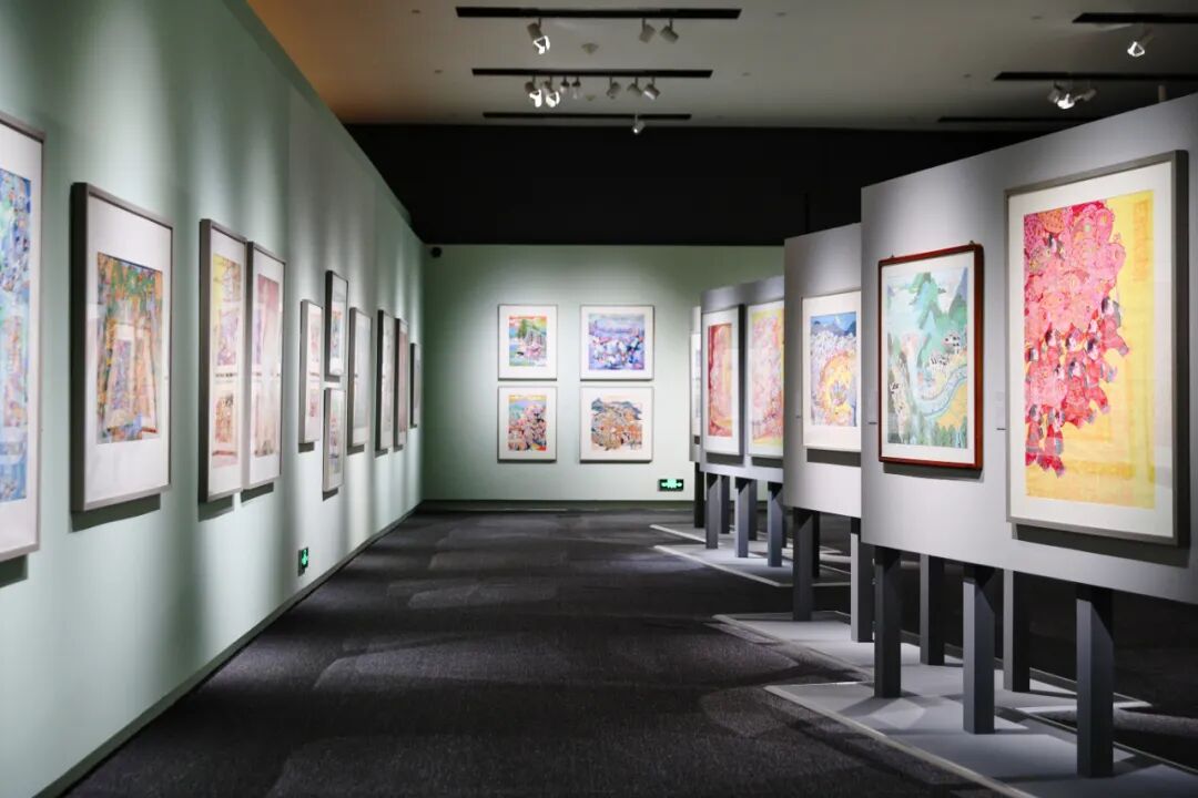 “大地繪彩——2025年農民畫大展”在京開幕