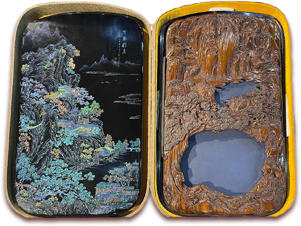 每日文物丨這塊螺鈿插屏,定格了陶淵明的悠然一刻