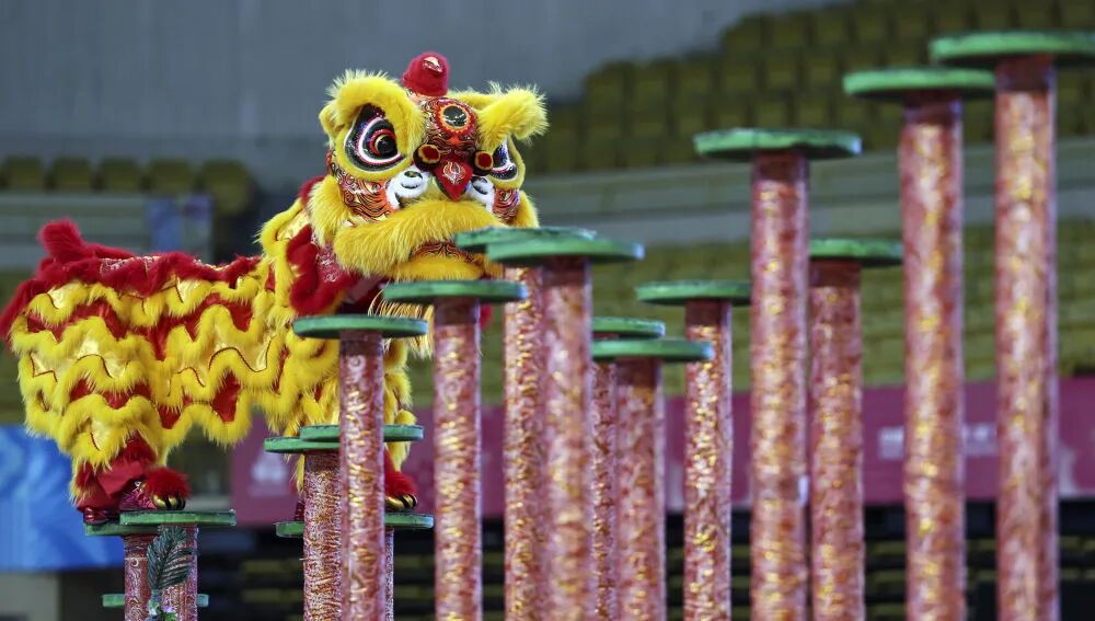 來,找一找全運會上的傳統文化元素