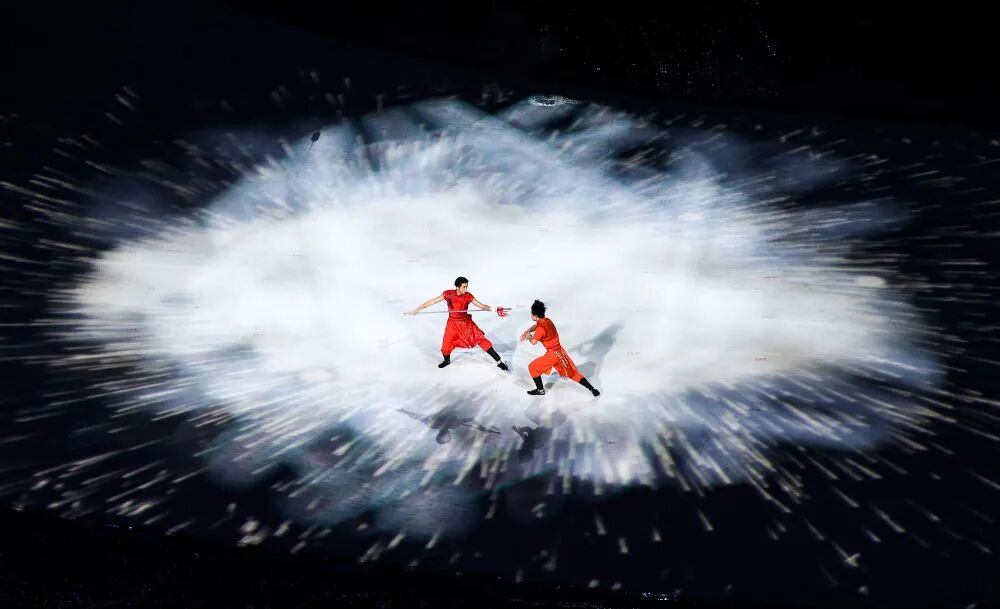 來,找一找全運會上的傳統文化元素