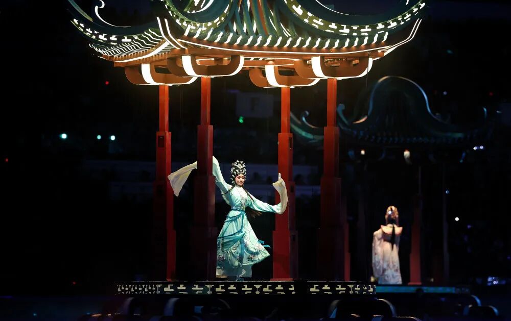 來,找一找全運會上的傳統文化元素