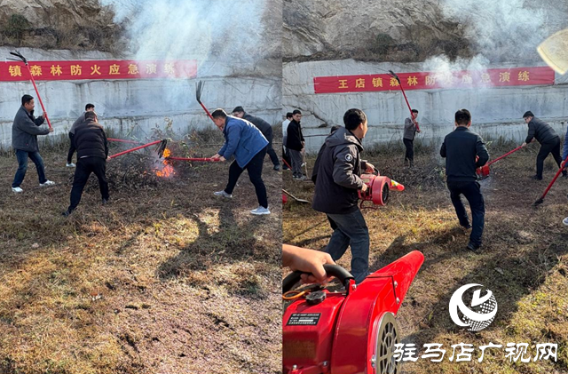 泌陽縣王店鎮開展森林防火應急演練