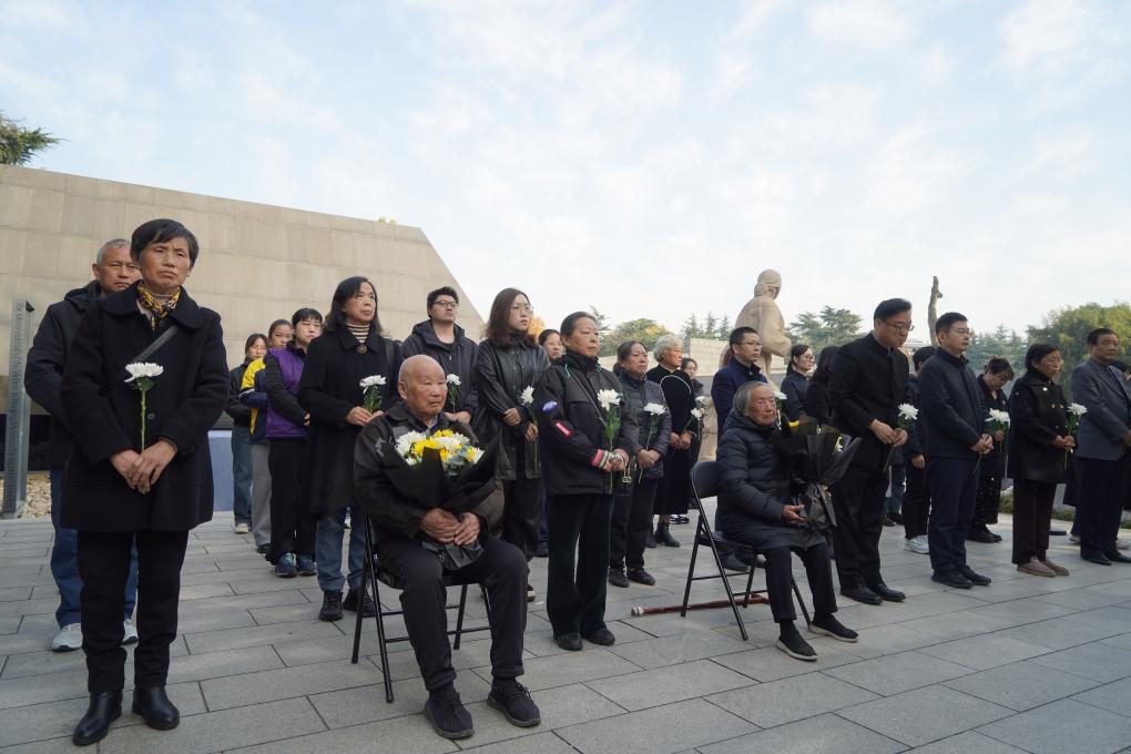 南京舉行大屠殺死難者家庭祭告活動 在世幸存者僅剩24人