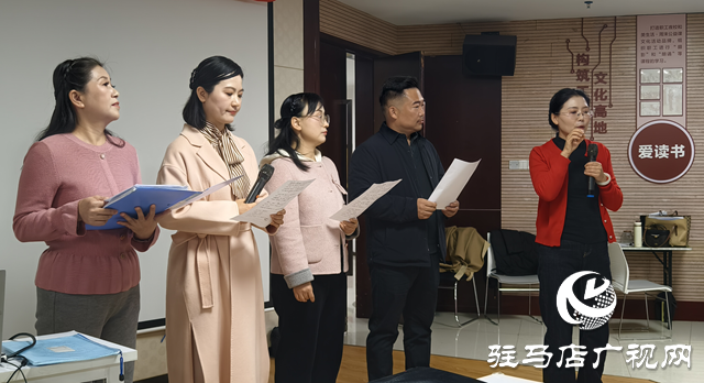 駐馬店職工夜校美化聲音班舉行“繞口令”課程結業展演